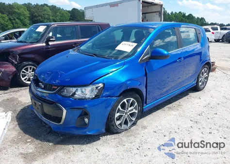 2019 Chevrolet Sonic Lt Auto из США, поврежденный, VIN 1G1JD6SB0K4138765